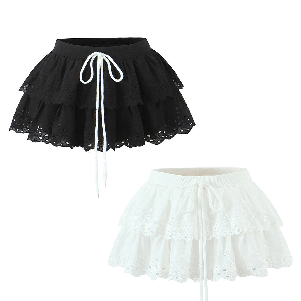 Fluffy Lace Skirt