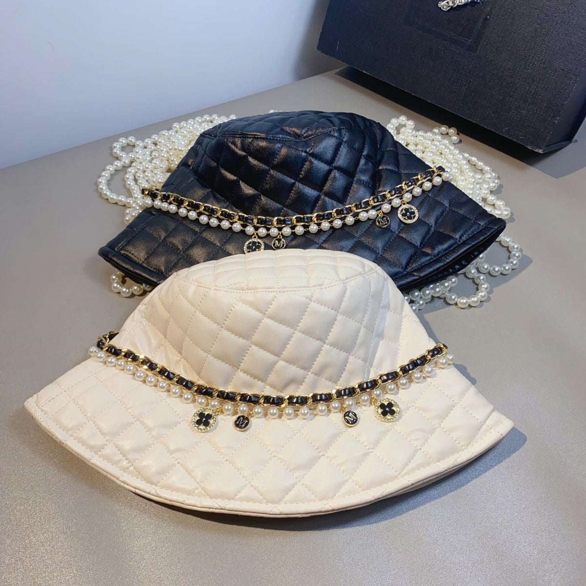 Harajuku Style Leather Dome Hat for Women