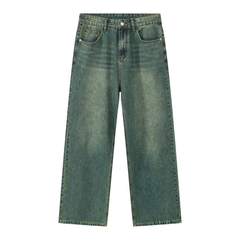 Playful Pocketed Baggy Jeans