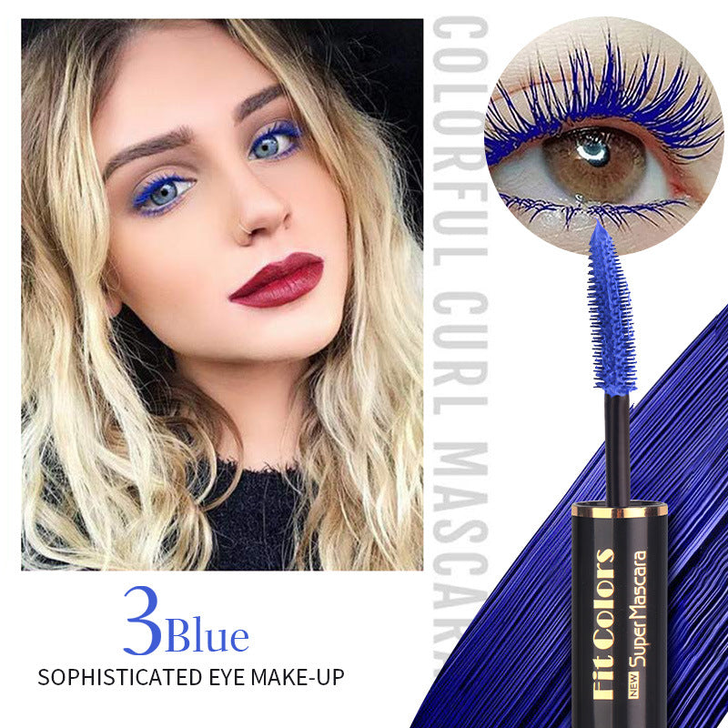 Double-Head Color Mascara - Waterproof & Thick Curling