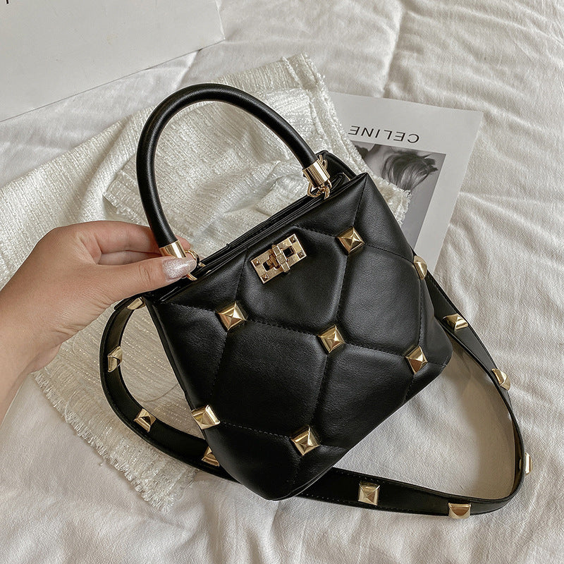Rivet Bucket Bag - Stylish Women's Summer Handbag
