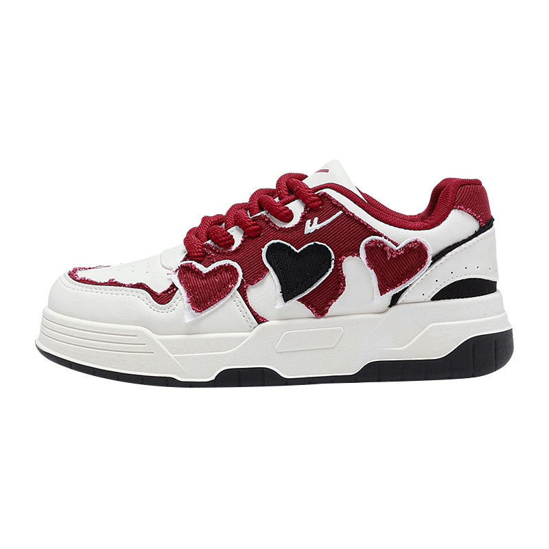 Heart Sneaker - Thick Soled Shoes