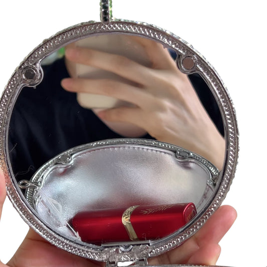 Diamond Studded Cocktail Tall Cup Handheld Bag