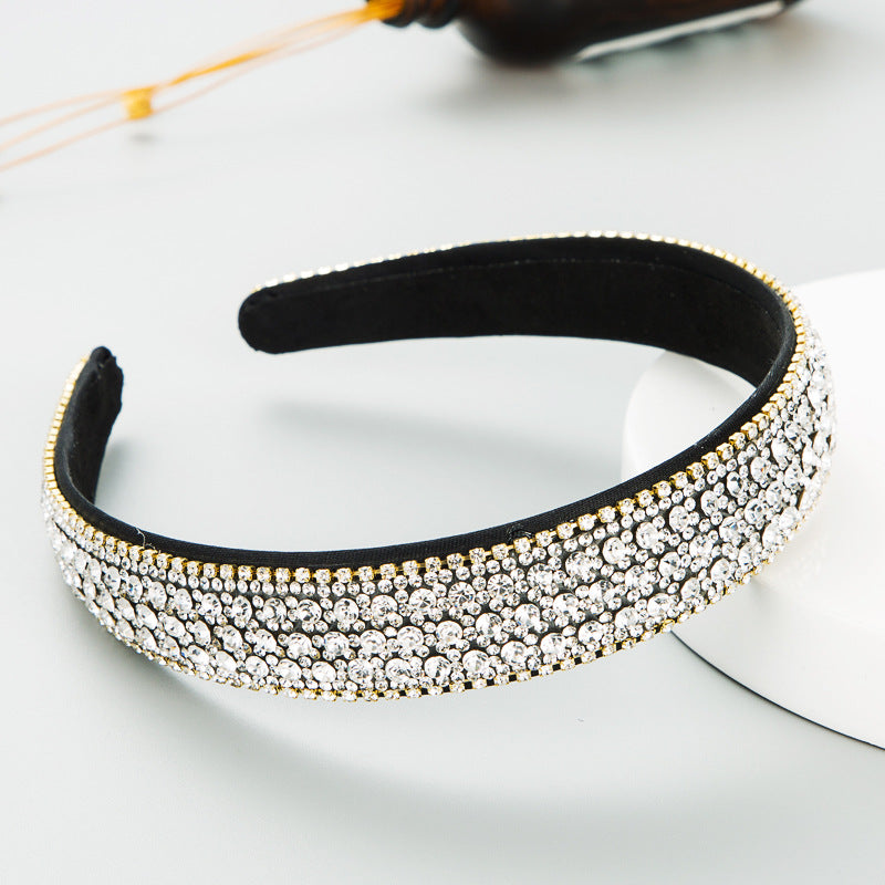 Vibrato Rhinestone Non-Slip Headband