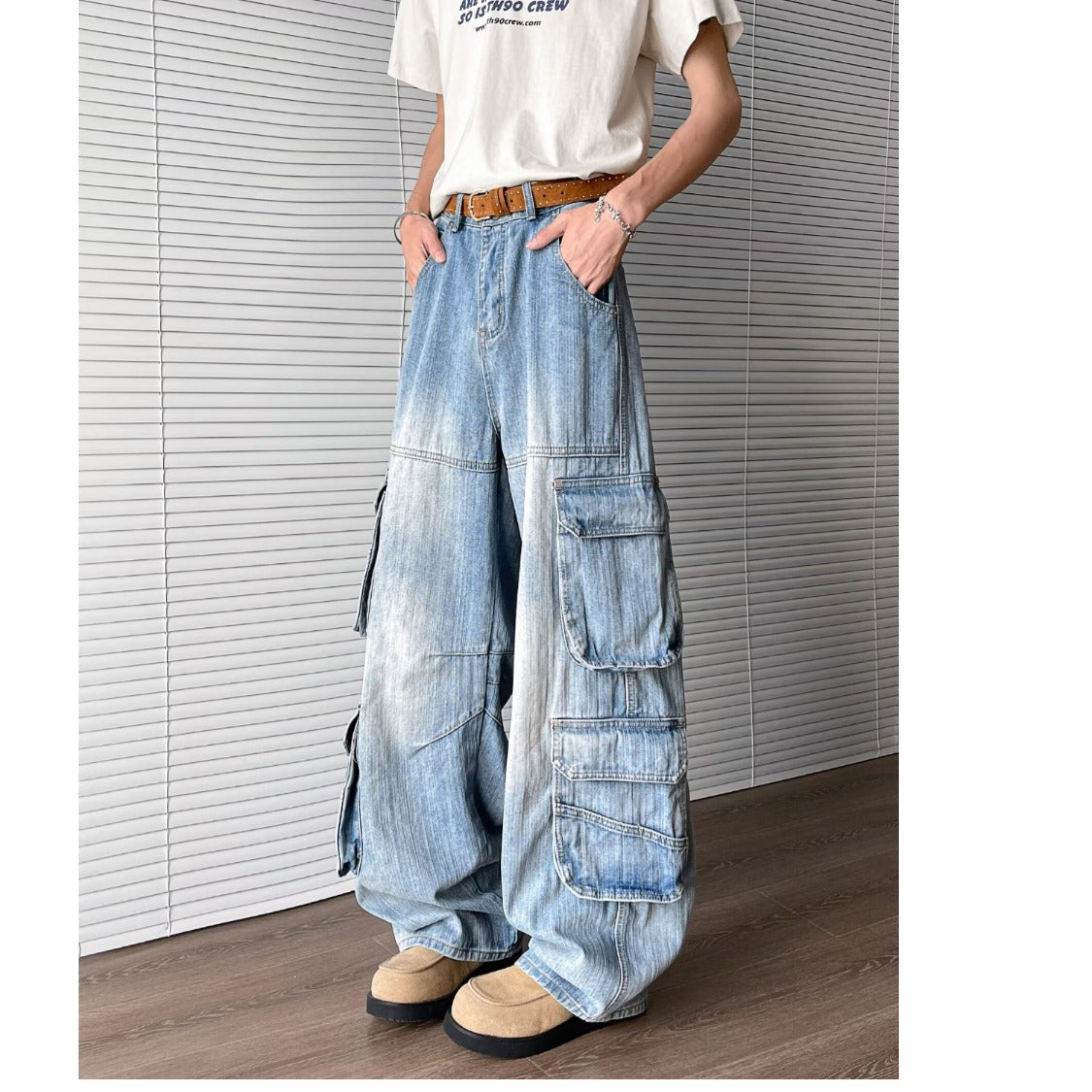 Summer High Street Wide Leg Pants