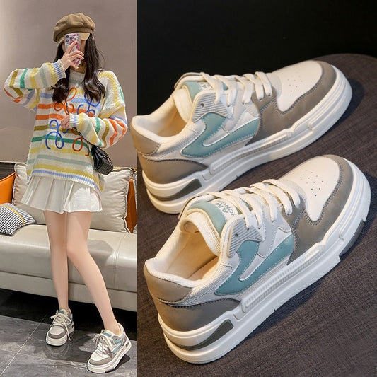Harajuku Style Casual White Shoes for Women
