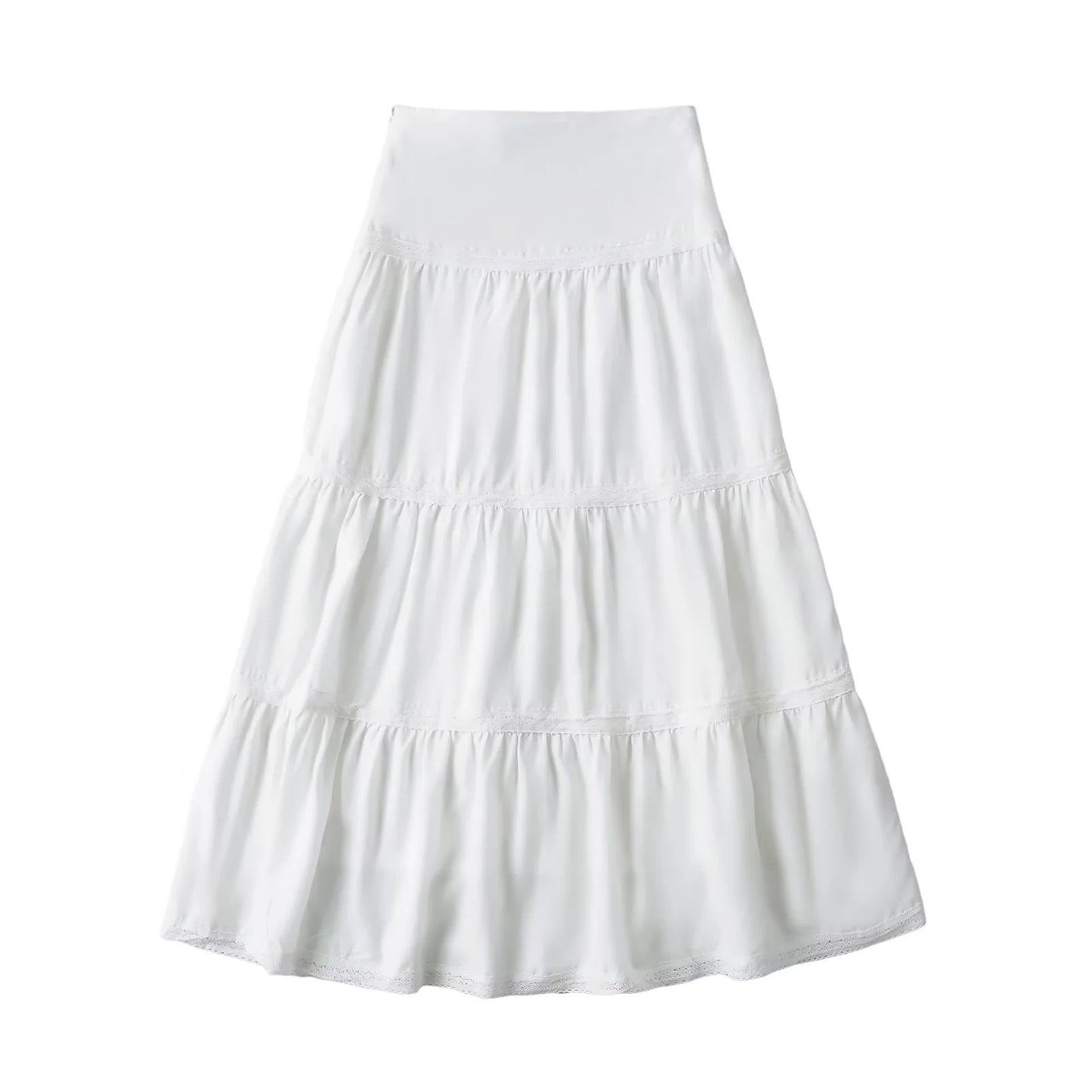 Lace Overlay Skirt