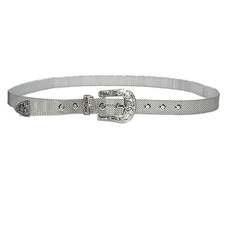 Harajuku Style Gold Chain Belt for Women - Punk Metal Accessory