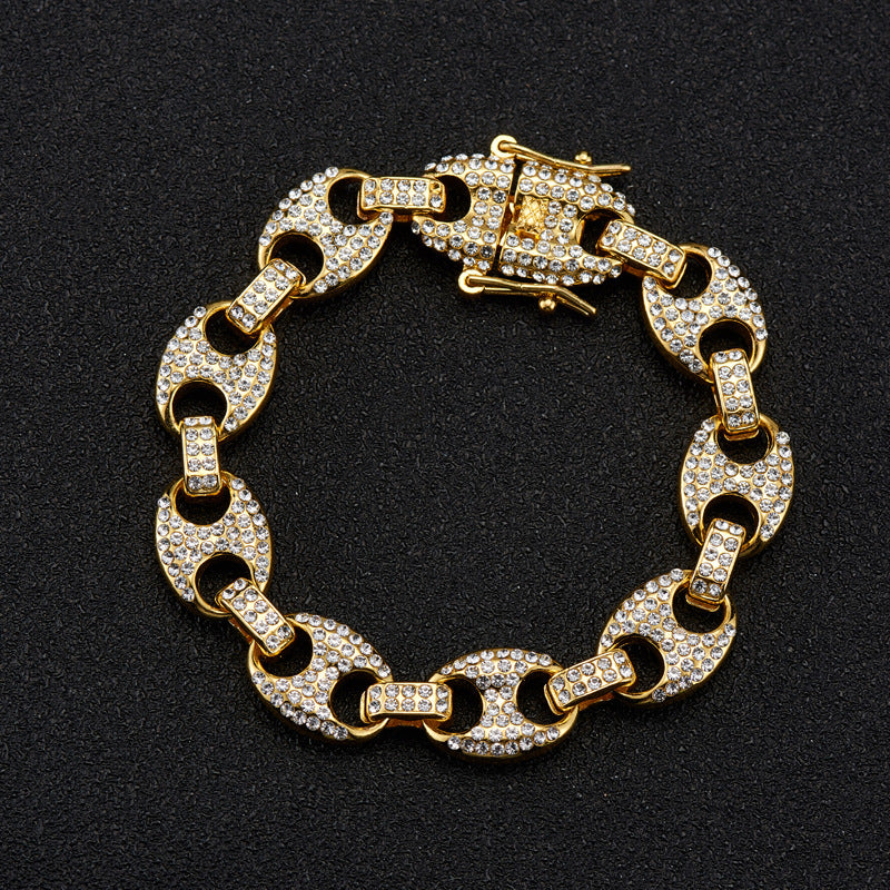Bold 12mm Cuban Link Chain - Harajuku Street Style