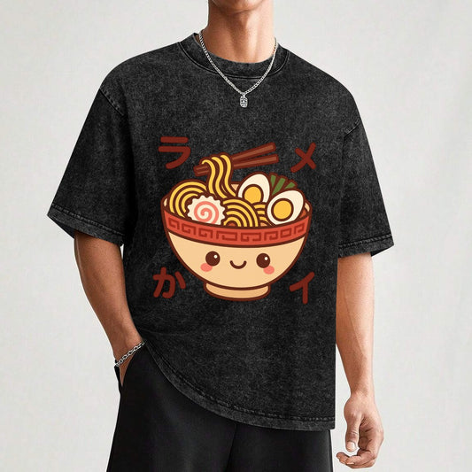 Kawaii Ramen Bowl Vintage T-Shirt