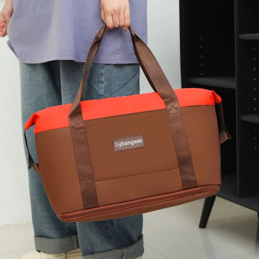 Harajuku-Inspired Waterproof Expandable Travel Bag