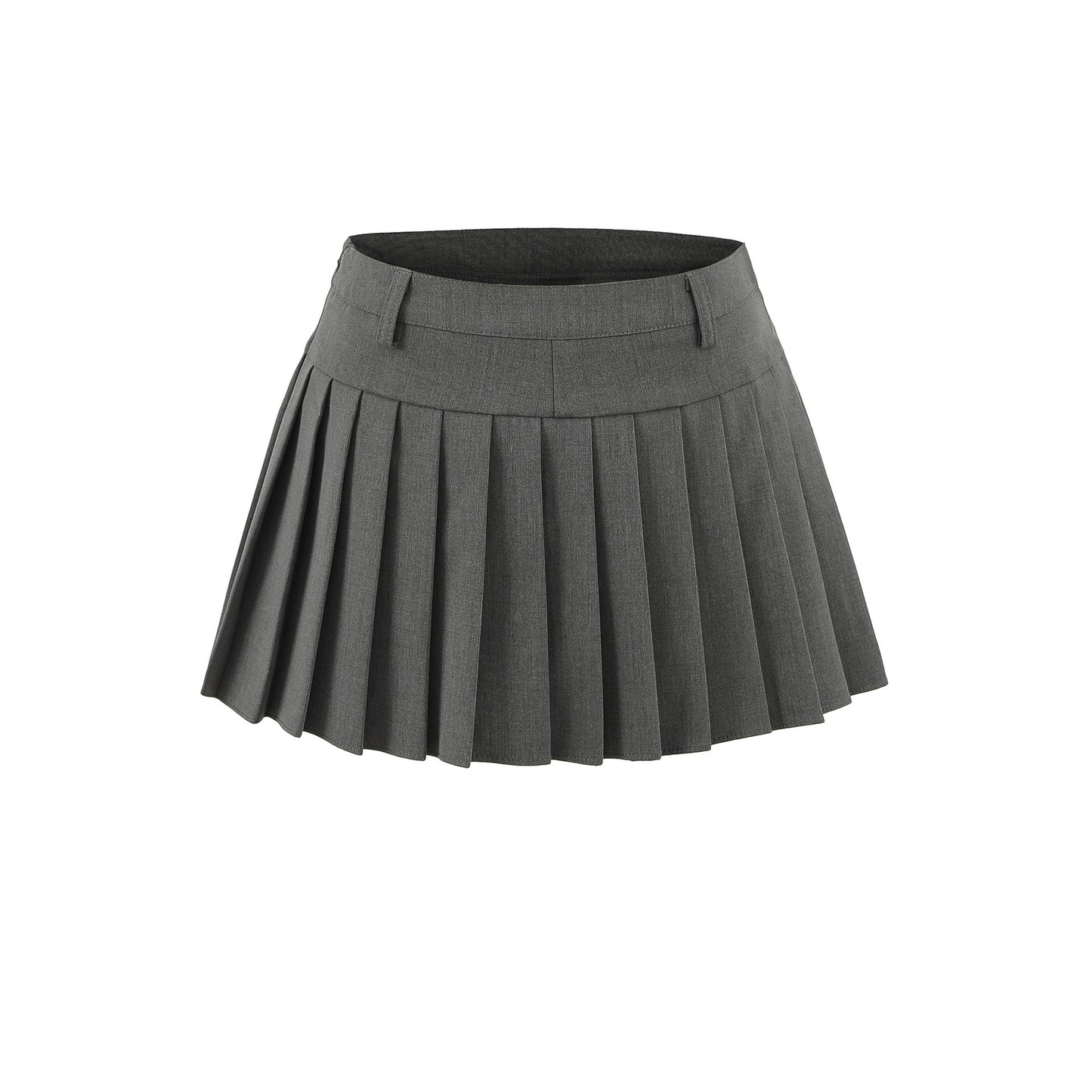 Anti-Slip Pleated Half Skirt