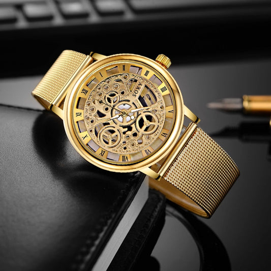 Harajuku Style Luxury Skeleton Watch for Men & Women