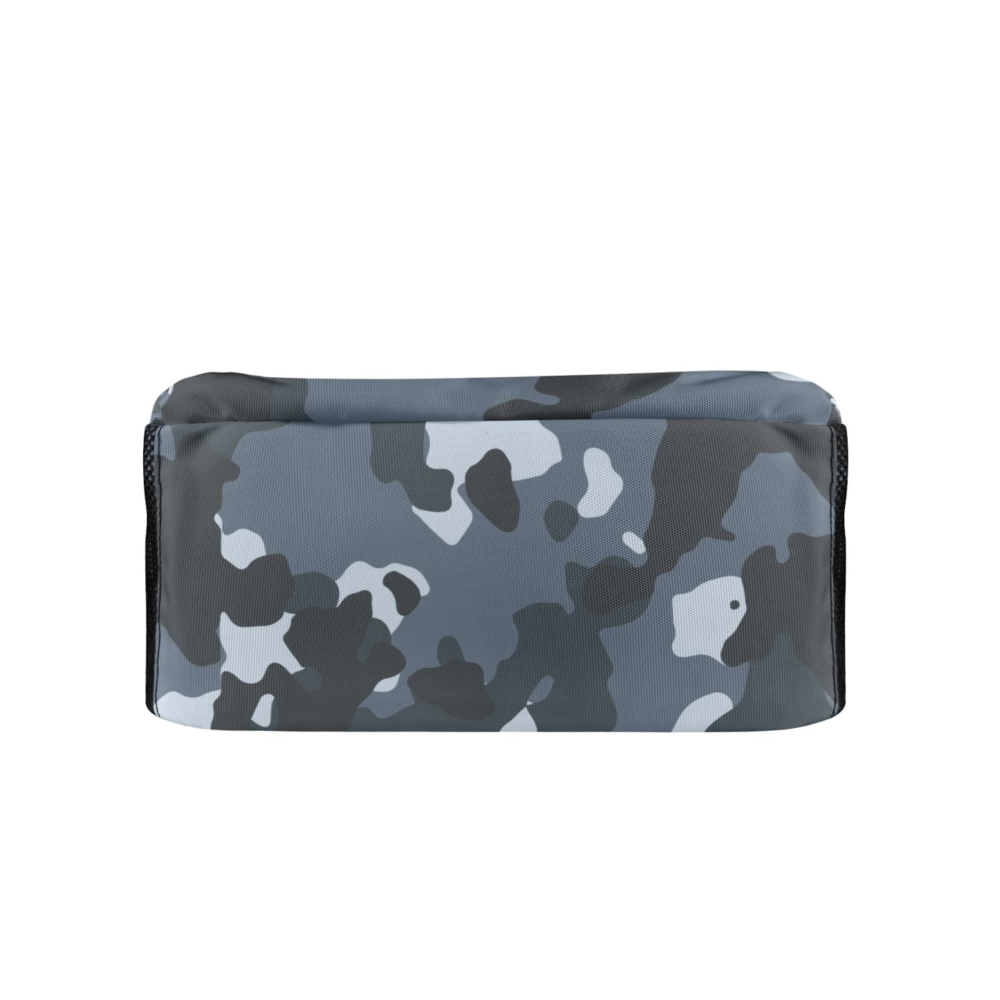 Dark Blue Gray Camo All Over Print Leisure Sports Backpack