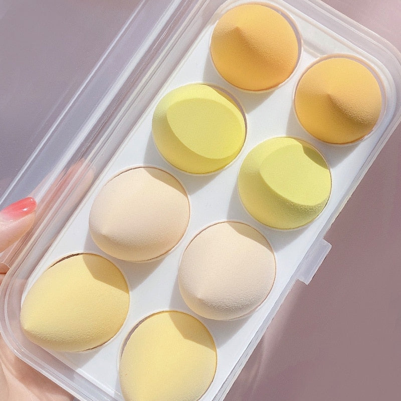 Harajuku Style Makeup Puff Sponges - 8 Pcs Set