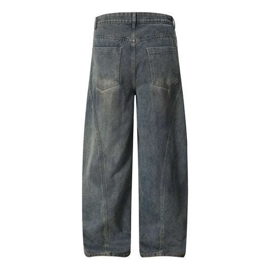 Trendy Wide Leg Loose Couple Jeans - Harajuku Style