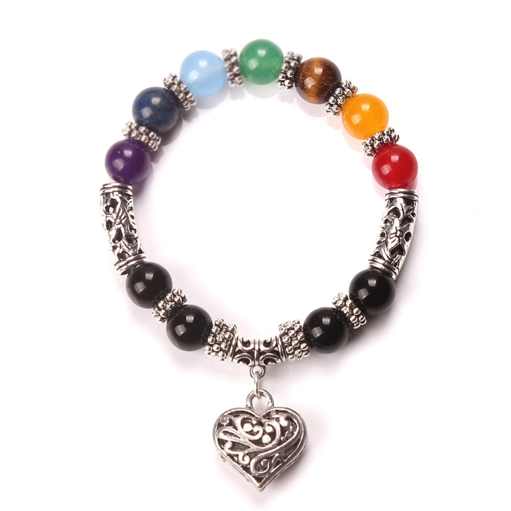 Chakra Healing Bracelets - 7 Colorful Bangles