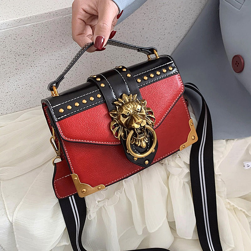 Harajuku Style Retro PU Handbag - Small Crossbody Bag