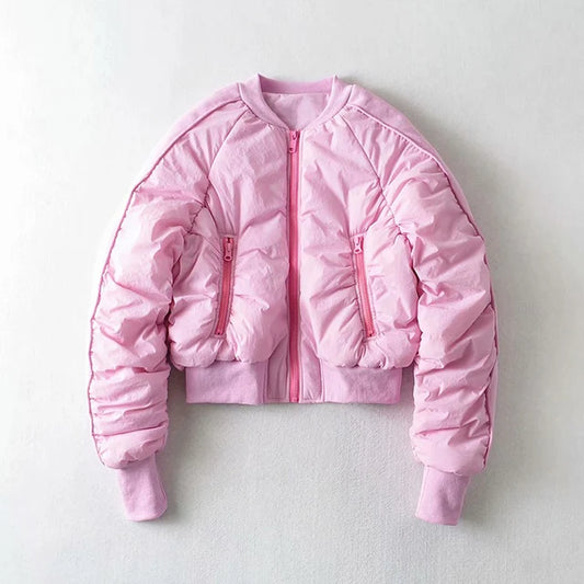 Harajuku Style Women's Vintage Cotton Pockets Jacket