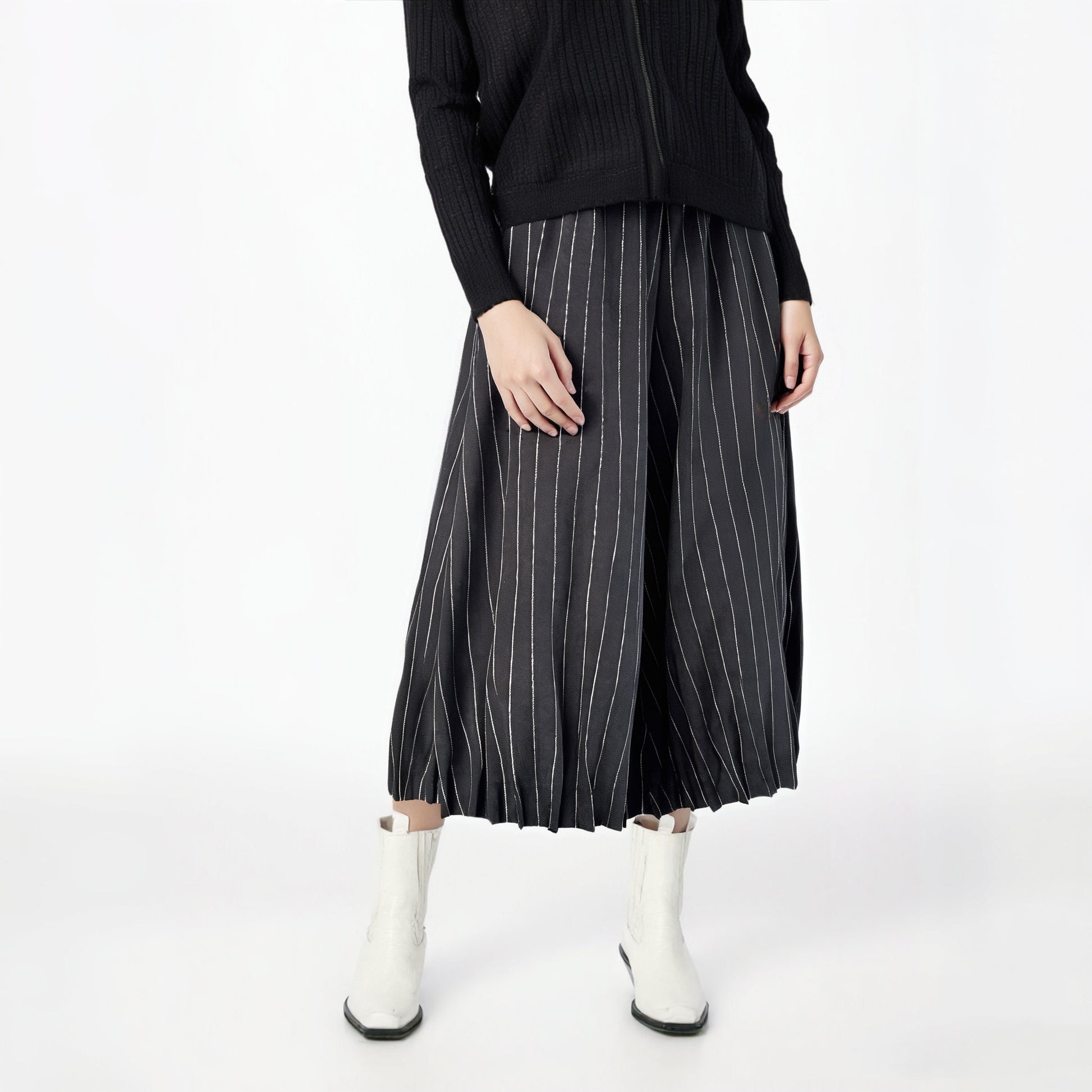 Casual Dark Grey Velvet Lantern Pants