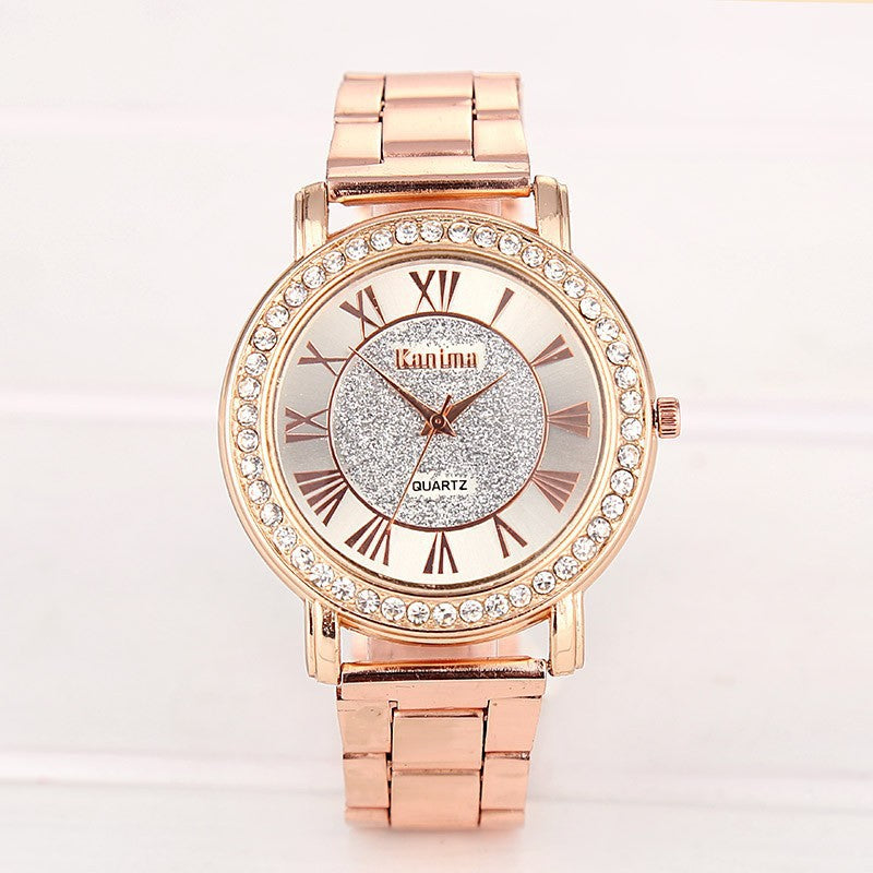 Luxury Silver Gold Watch for Women - Harajuku Style