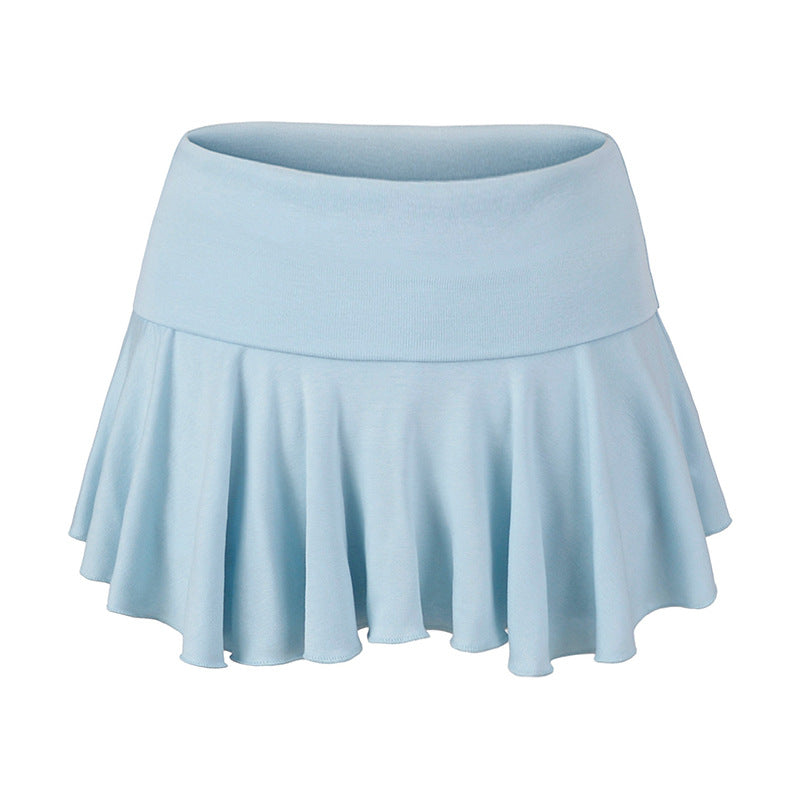 Anti-Slip Pleated Ballet Midi Skirt