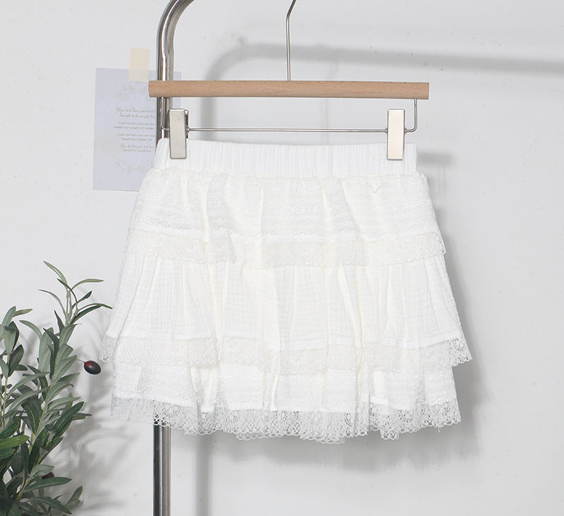 Lace Anti-Light Half Skirt for Women
