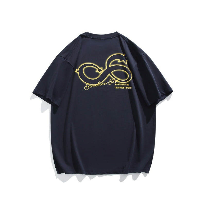 Harajuku Inspired Letter Print Loose Fit T-Shirt