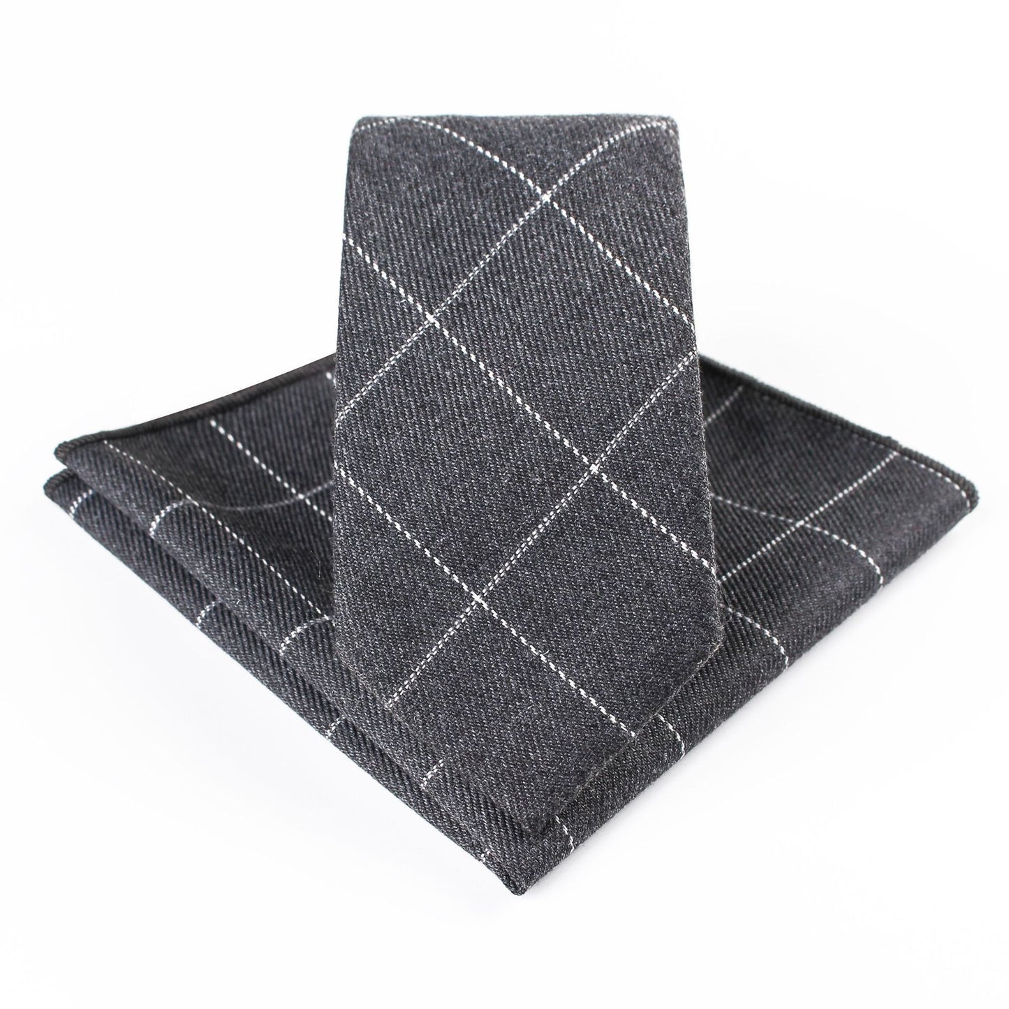Business Casual Tie Set with Pocket Square