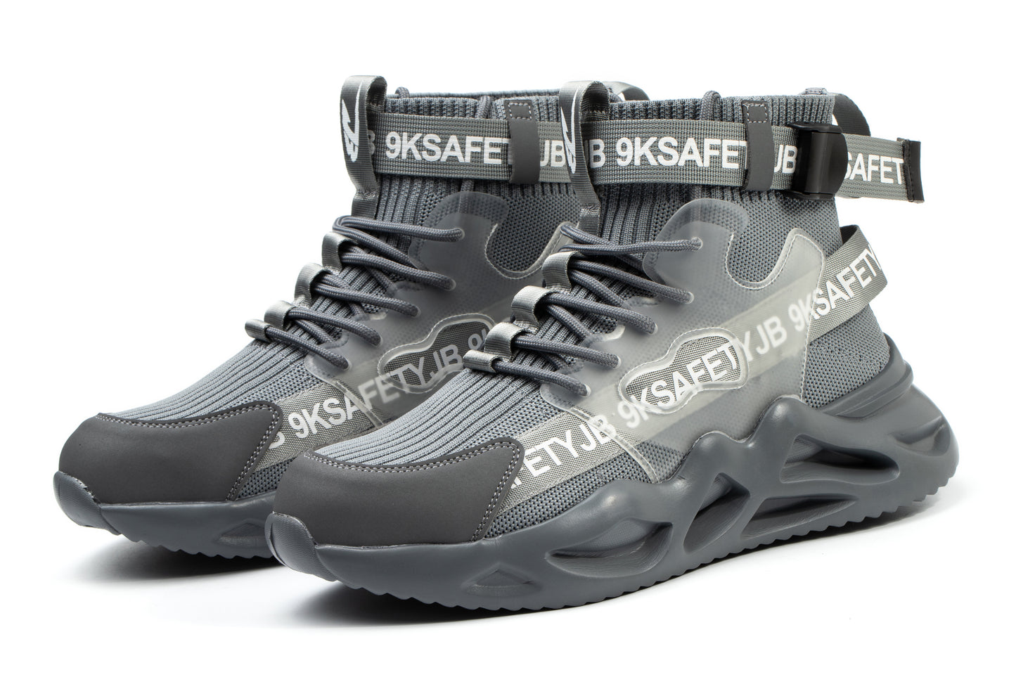 Harajuku Style Anti-Smashing Safety Shoes for Men