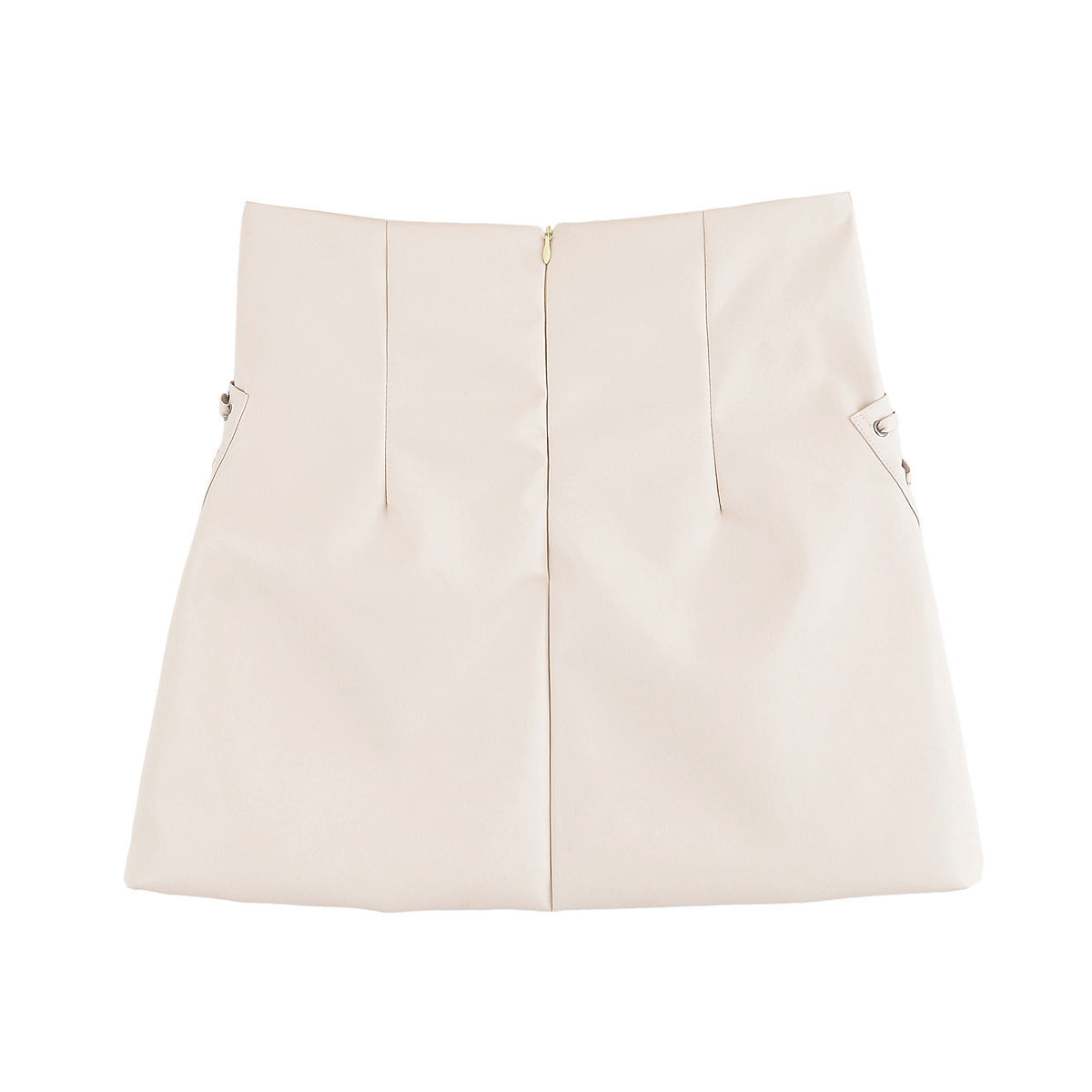 Printed Poplin Half Skirt for Women - Long Design
