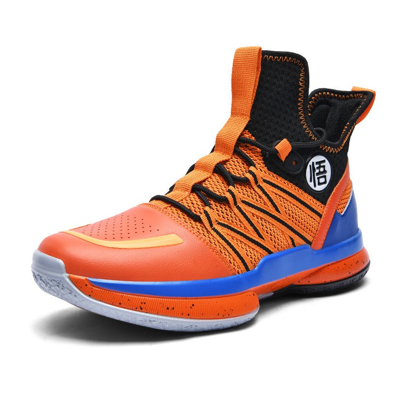 Harajuku High Top Basketball Shoes - Fly Woven Mesh