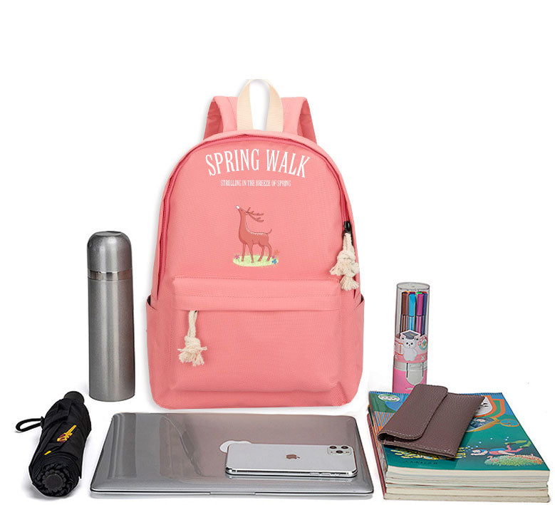 Harajuku-Inspired Anime Backpack for Students