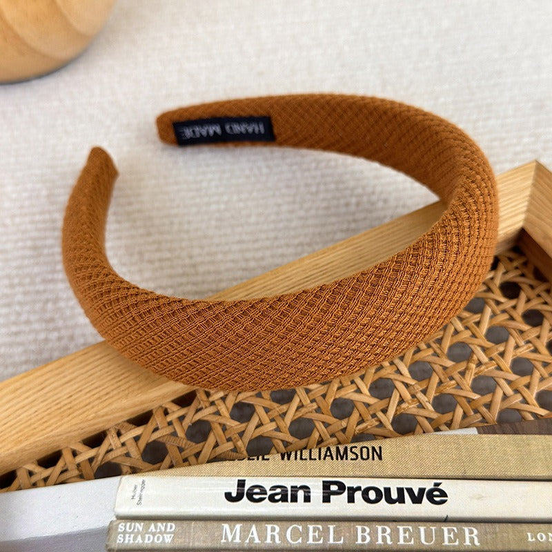 High-Ceiling Maillard-Colored Headband for Women