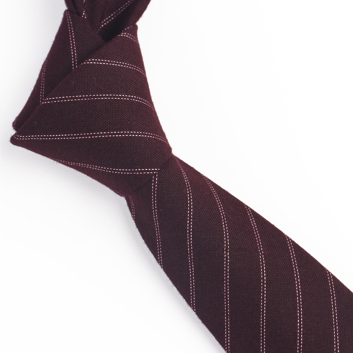 Men's Cotton Jacquard Striped Tie