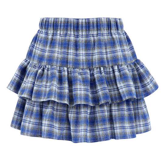 Playful Ruffle Edge Half Skirt - Harajuku Style