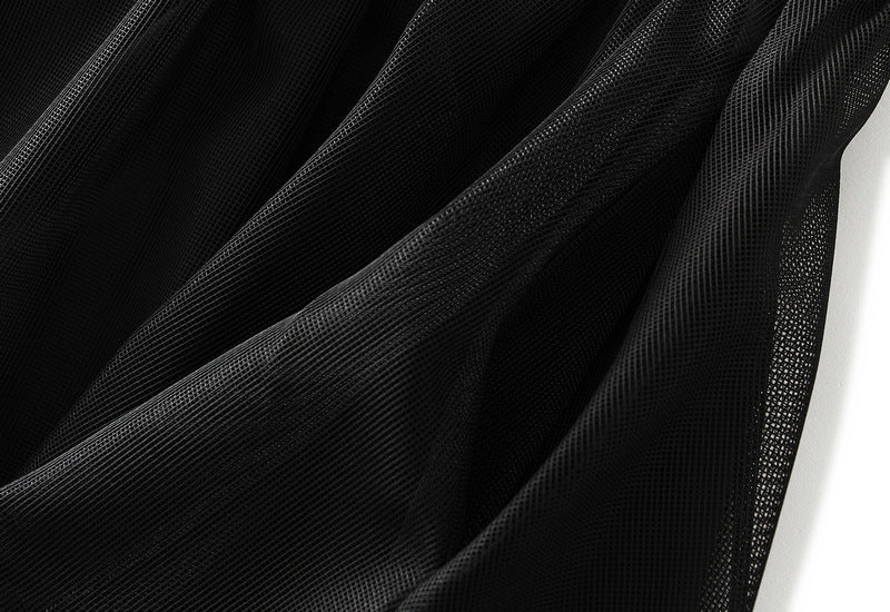 Harajuku Inspired Mesh Long Puff Skirt