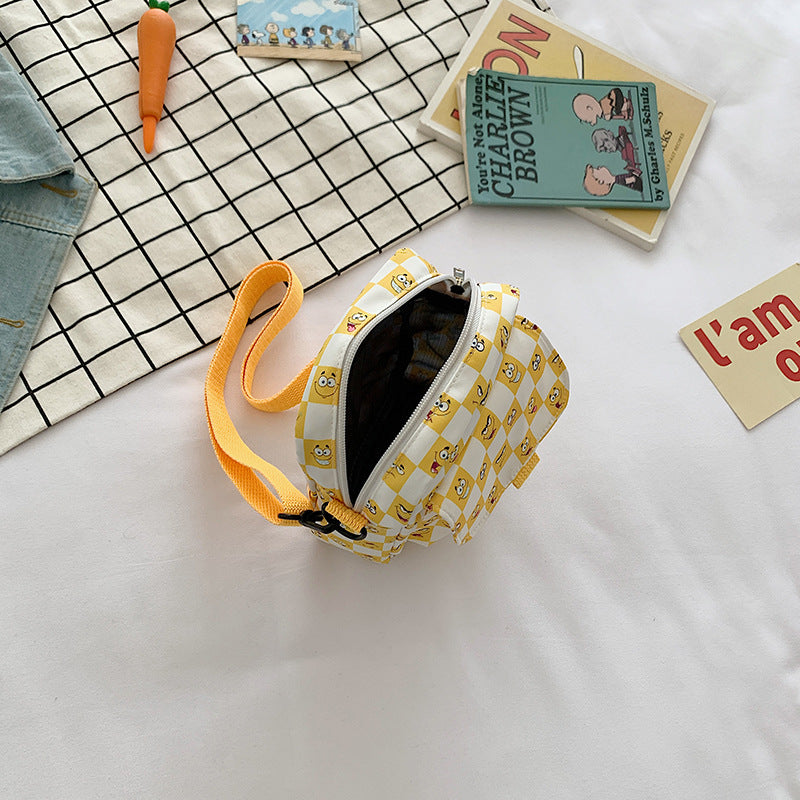 Japanese Cartoon Pattern Nylon Square Bag - Harajuku Style