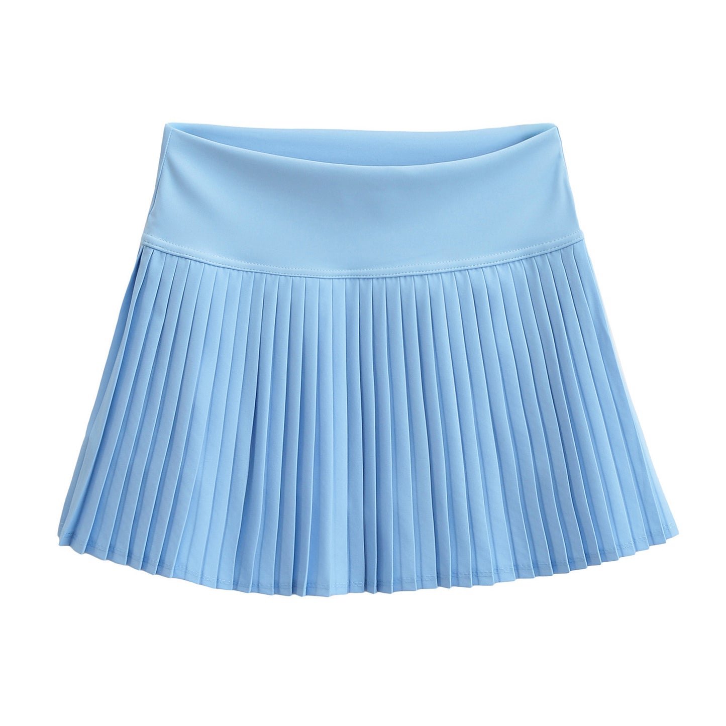 Pleated A-Line Skirt in Solid Colors - Harajuku Fashion
