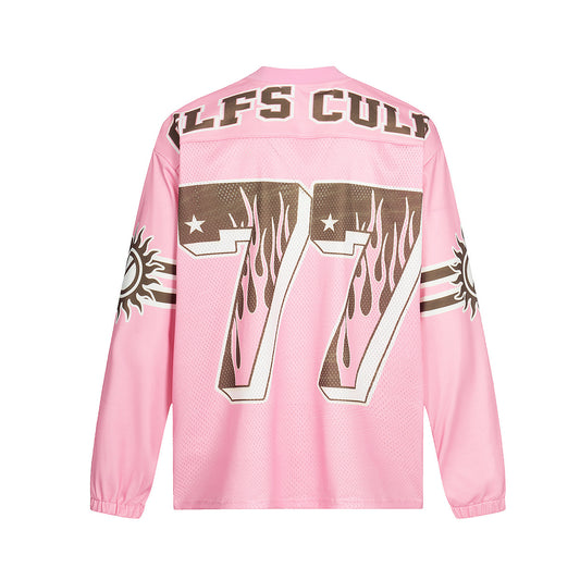 Flame Baseball Sweatshirt