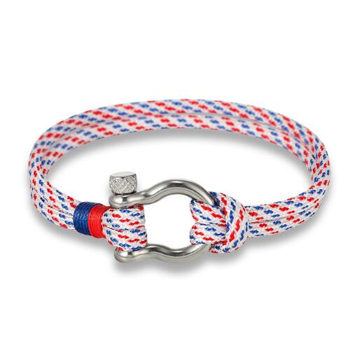 Navy Style Parachute Cord Survival Bracelet