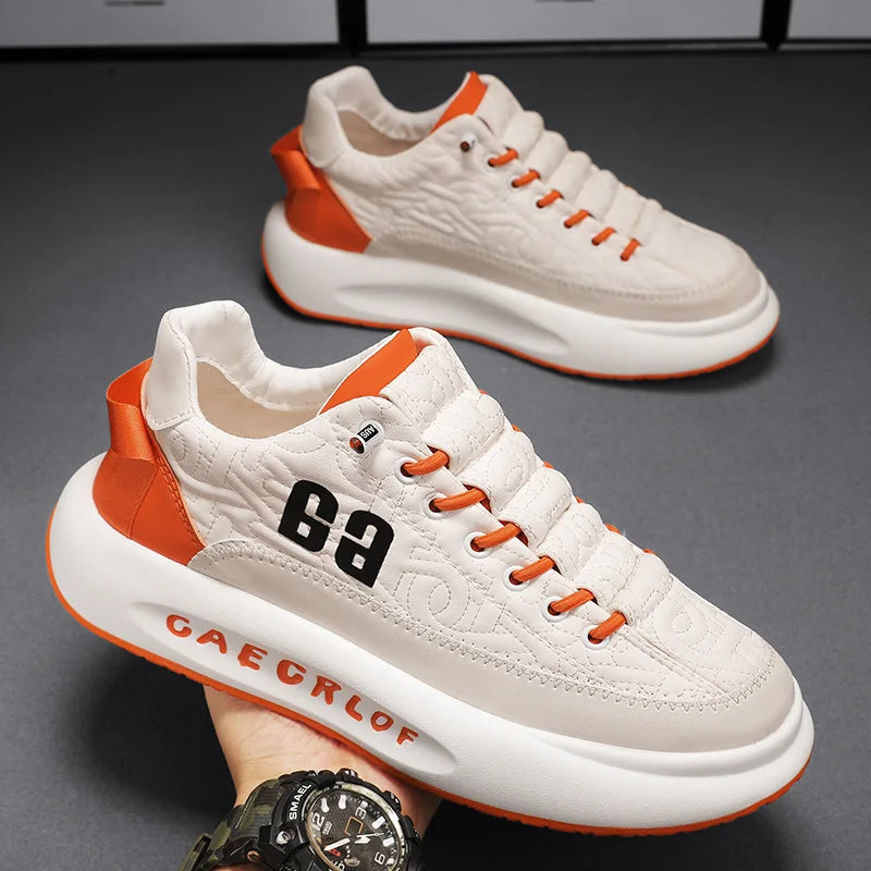 Harajuku Style Men Sneakers - Breathable Casual Running Shoes