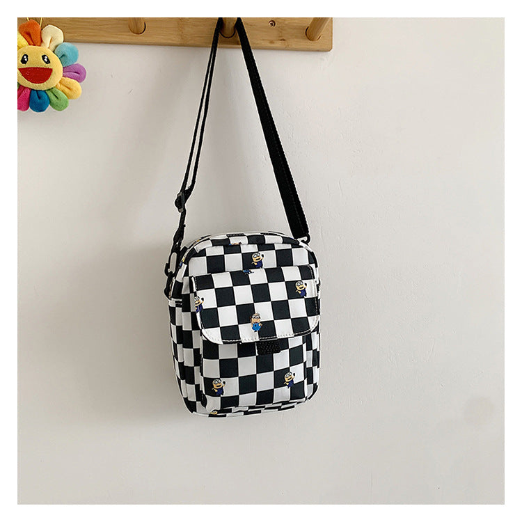 Japanese Cartoon Pattern Nylon Square Bag - Harajuku Style