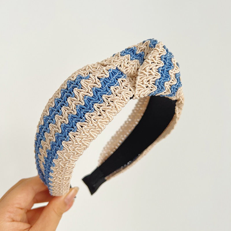 French Retro Ethnic Webbing Hair Bands
