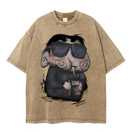 Trendy High Street Loose Fit Distressed Kikitee T-Shirt