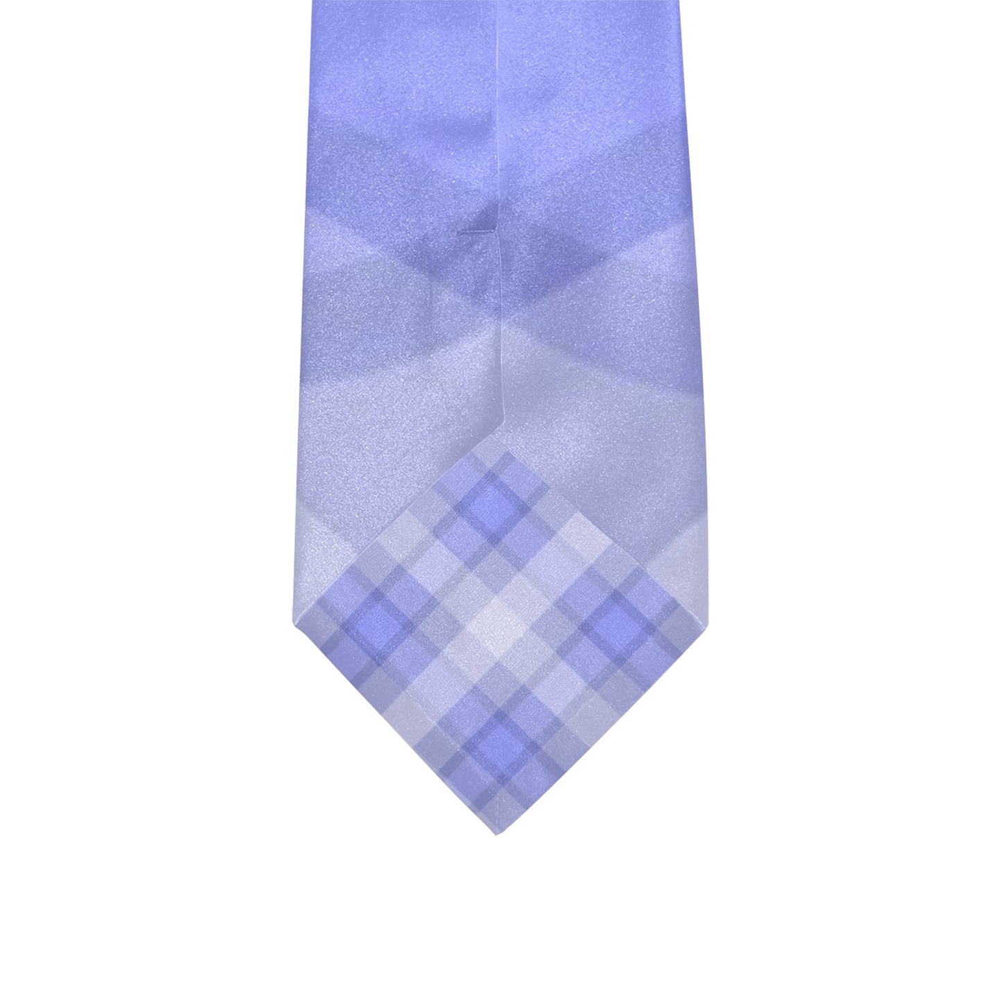 Blue Plaid Custom Peekaboo Necktie