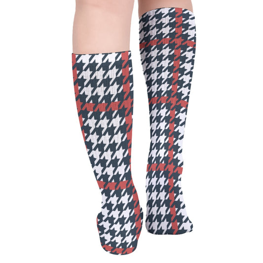 Plaid Breathable Stockings