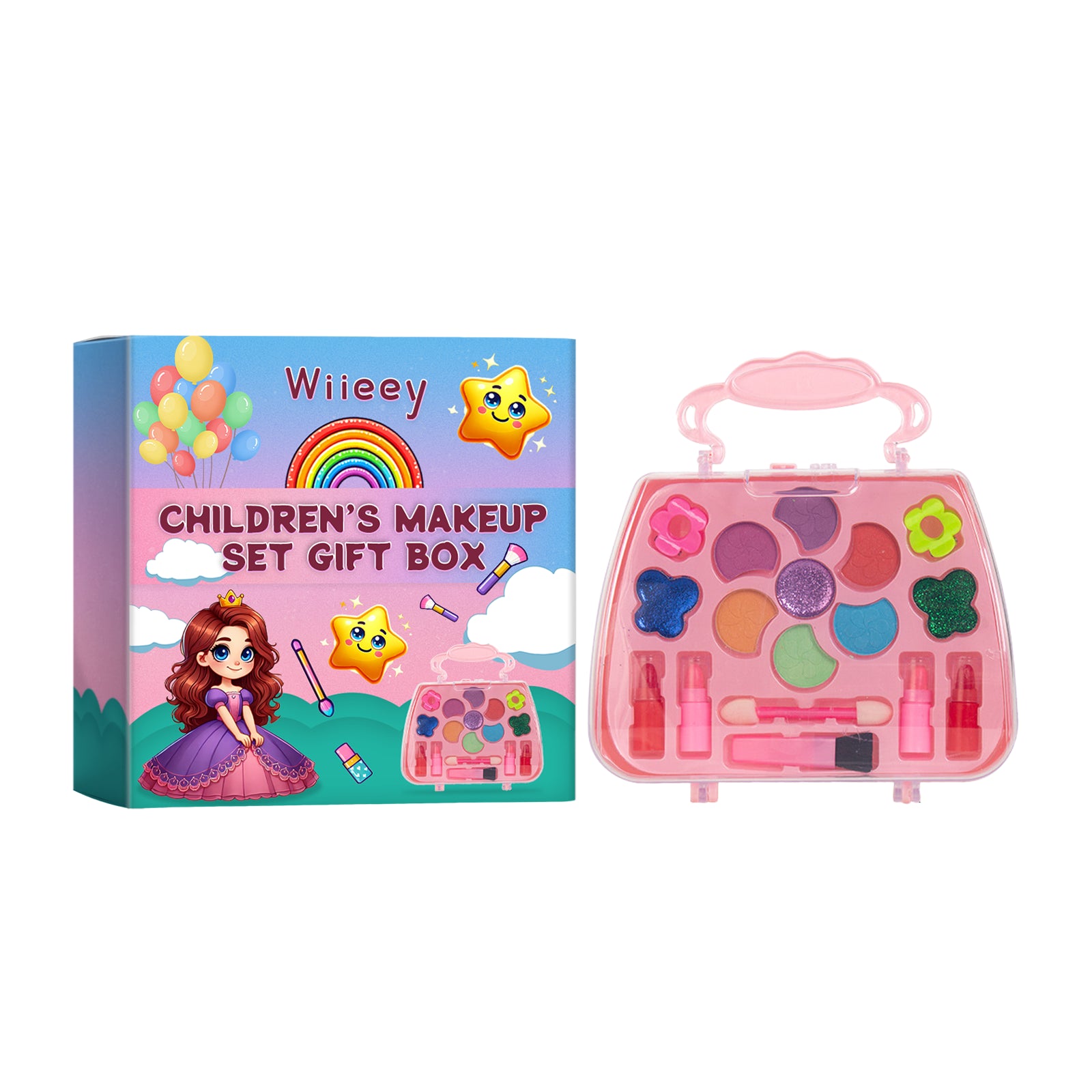 Playful Kids Makeup Set Gift Box for Creative Fun