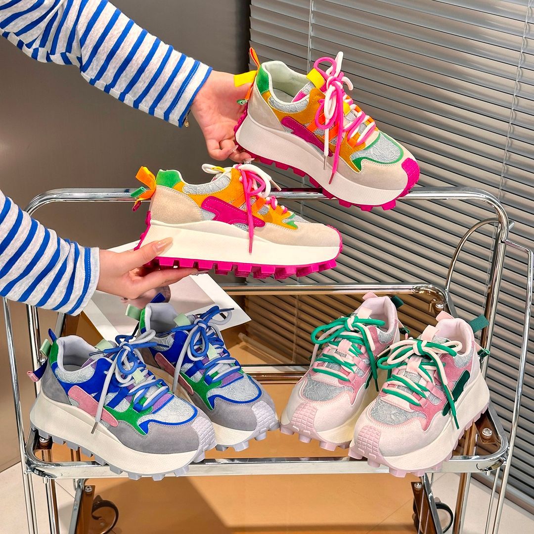 Harajuku Style Breathable Mesh Casual Sports Shoes