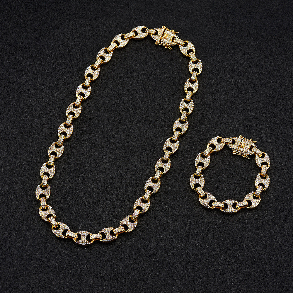 Bold 12mm Cuban Link Chain - Harajuku Street Style